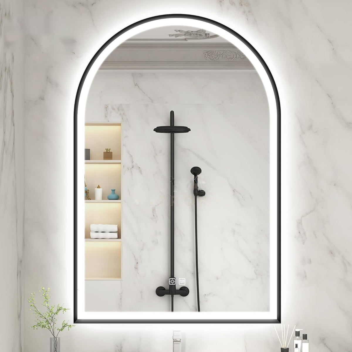 The Noir Arch — LED Mirror
