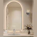 Frameless Arch LED Mirror