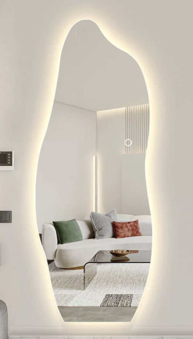 Annapolis Mirror - Wavy Edge Modern Design