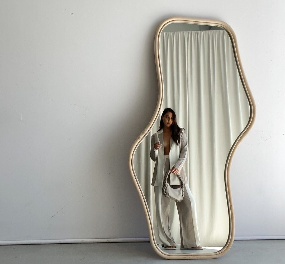 Daffodil Mirror | Upholstered Wall Mirror