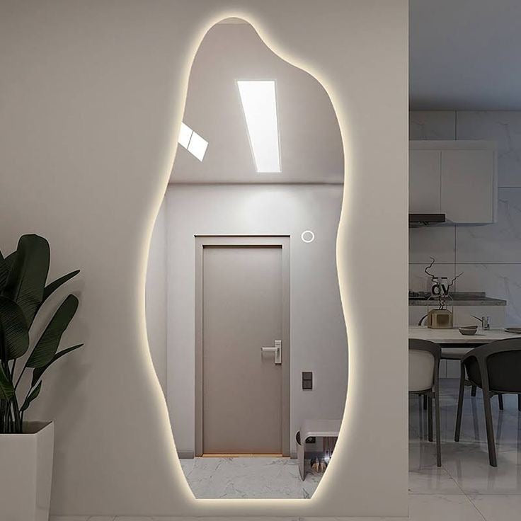 Annapolis Mirror - Wavy Edge Modern Design