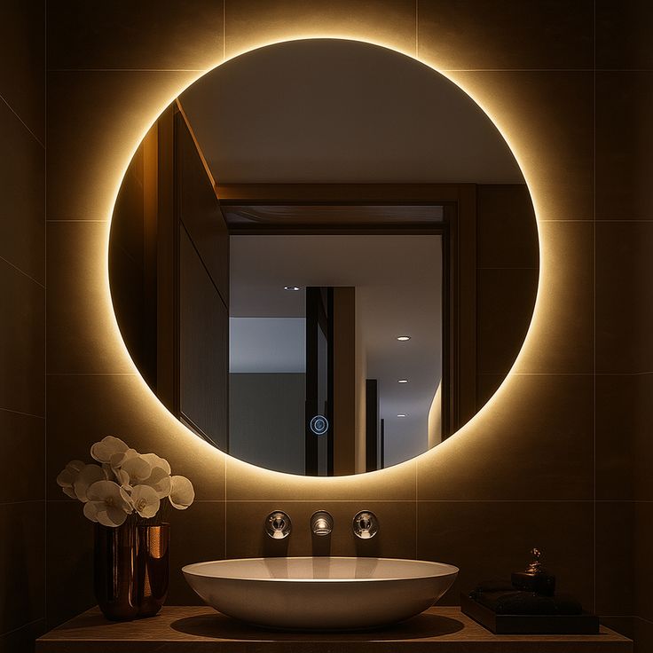The Halo — Backlit Mirror