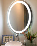 Frameless Circle LED Vanity Mirror