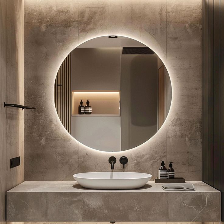 The Halo — Backlit Mirror