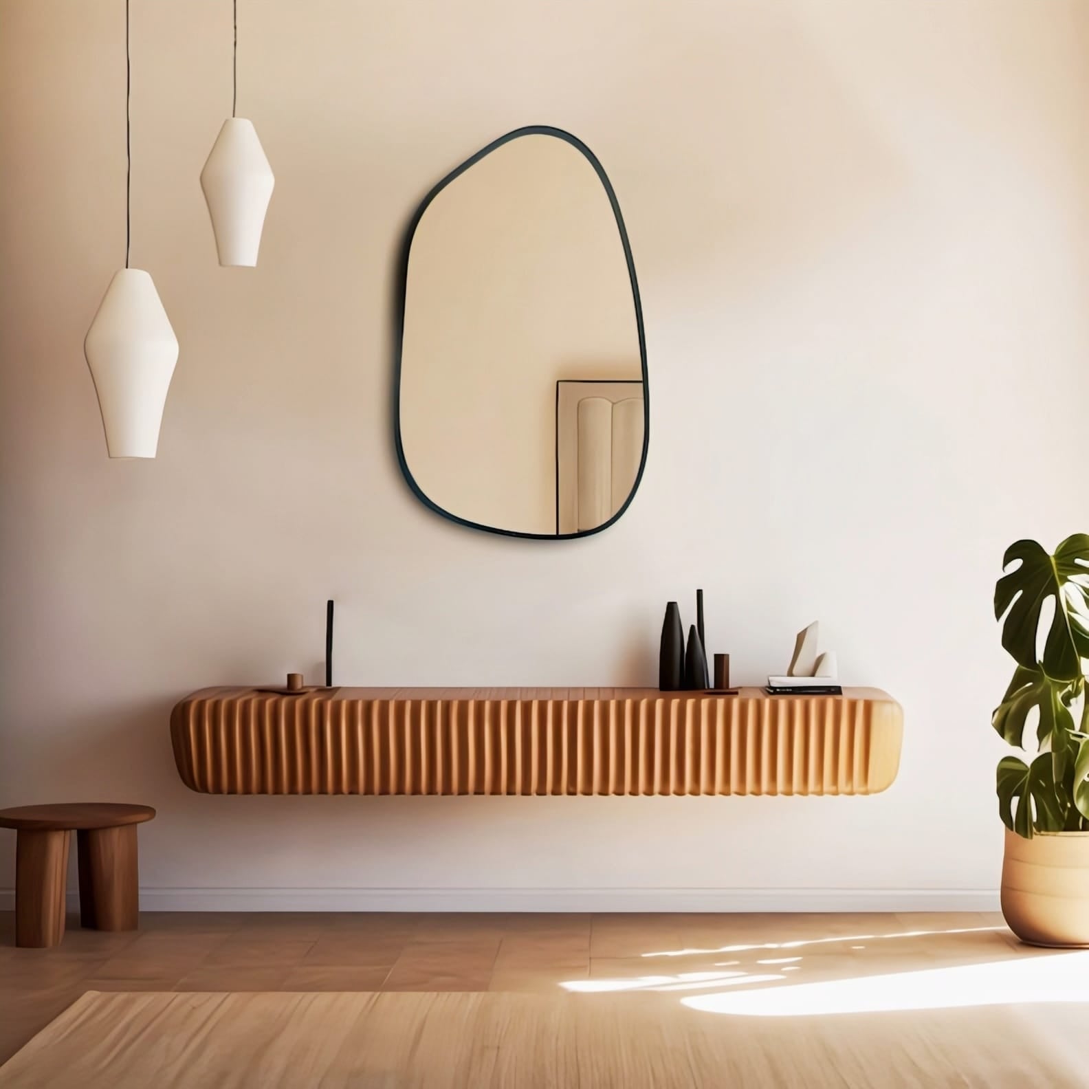 Pebble Mirror | Modern Wall Mirror