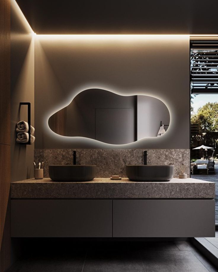 The Cloud — Sculptural Mirror