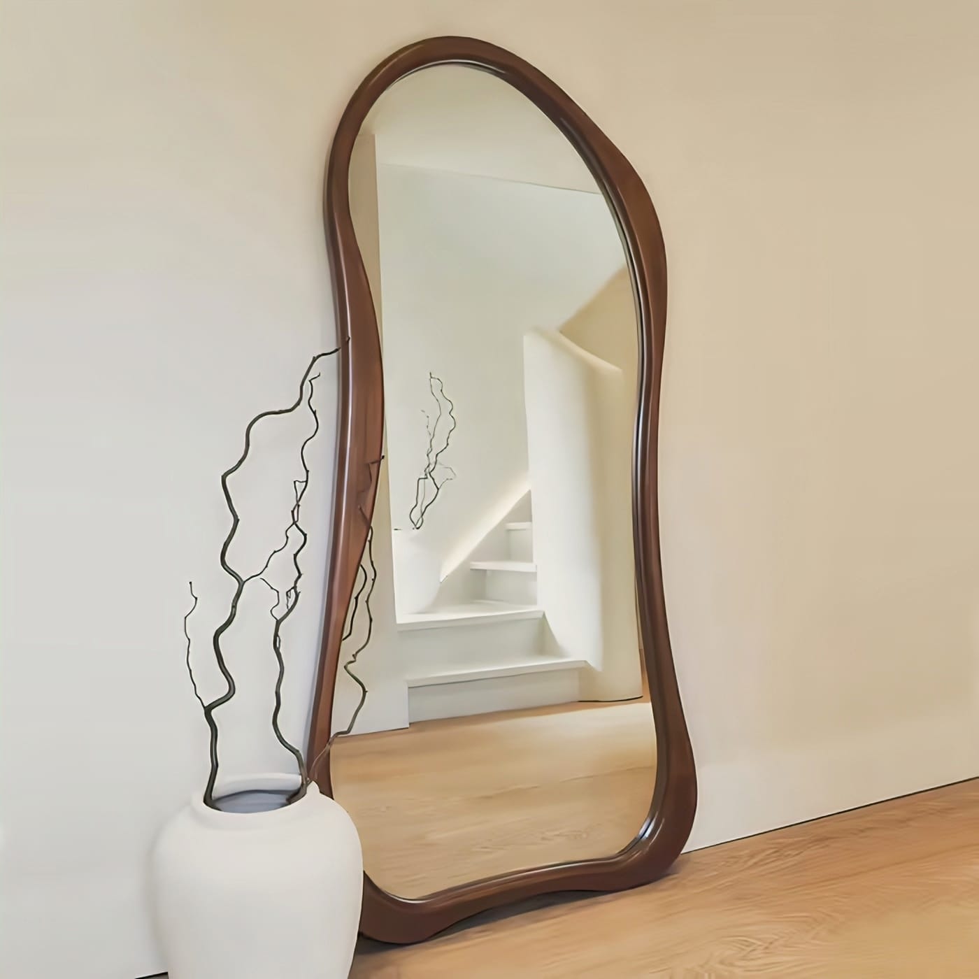 Cloud Shaped Mirror - Asymmetrical Floor Design